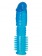Синяя насадка-ёршик PENIS SLEEVE STRETCHABLE - 16,5 см. - Tonga - в Краснодаре купить с доставкой