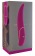 Розовый вибратор Aviva с тонким кончиком - 19,8 см. - Shots Media BV