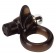 Дымчатое эрекционное кольцо VIBRO RING CLITORAL TONGUE BLACK - Seven Creations - в Краснодаре купить с доставкой