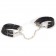Чёрные дизайнерские наручники Plaisir Nacre Bijoux - Bijoux Indiscrets - купить с доставкой в Краснодаре