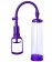 Фиолетовая вакуумная помпа с прозрачной колбой - Sexus - в Краснодаре купить с доставкой