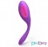 Фиолетовый вибростимулятор DIVER EGG VIBE с управлением при помощи смартфона - PicoBong
