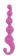 Розовая анальная цепочка PLAY CANDI BUBBLE GUM - 17 см. - Seven Creations