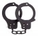 Чёрные наручники из листового металла BONDX METAL CUFFS BLACK - Dream Toys - купить с доставкой в Краснодаре