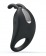 Чёрное эрекционное кольцо с вибрацией Rabbit Vibrator - Baile - в Краснодаре купить с доставкой