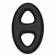 Чёрное эрекционное кольцо с петлёй для мошонки - Baile - в Краснодаре купить с доставкой