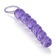 Фиолетовая анальная цепочка Swirl Pleasure Beads - 20 см. - California Exotic Novelties