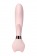 Нежно-розовый вибратор с клиторальным стимулятором Sinjoys CAT Vivi - 21,7 см. - Sinjoys
