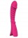 Розовый перезаряжаемый вибратор с ребрышками NAUGHTY BARONESS - 12,5 см. - Dream Toys