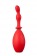 Красный удлиненный анальный душ FRESHEN PUMP - NMC - купить с доставкой в Краснодаре