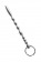 Серебристый фигурный уретральный плаг с кольцом в основании TOYFA Metal - 19 см. - ToyFa - купить с доставкой в Краснодаре