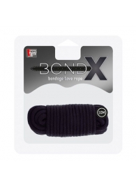 Черная веревка для связывания BONDX LOVE ROPE - 10 м. - Dream Toys - купить с доставкой в Краснодаре