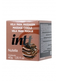 Массажная свеча для поцелуев Nutella с ароматом Нутеллы - 30 гр. - INTT - купить с доставкой в Краснодаре