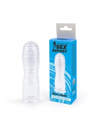 Закрытая круглая прозрачная насадка на пенис - 13 см. - Sex Expert - в Краснодаре купить с доставкой