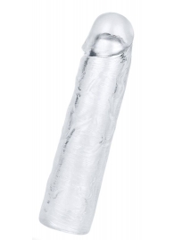 Прозрачная насадка-удлинитель Flawless Clear Penis Sleeve Add 2 - 19 см. - Lovetoy - в Краснодаре купить с доставкой