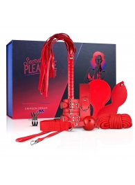 Красный БДСМ-набор Crimson Dream - Secret Pleasure Chest - купить с доставкой в Краснодаре