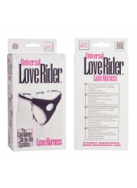 Трусы для страпона с универсальным креплением Universal Love Rider Luxe Harness - California Exotic Novelties - купить с доставкой в Краснодаре