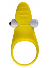 Желтое эрекционное виброкольцо Banana Ring - Devi - в Краснодаре купить с доставкой