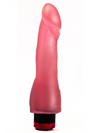 Розовый гелевый вибратор с каплевидной головкой - 19,5 см. - LOVETOY (А-Полимер)