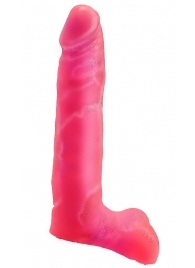 Розовая насадка-фаллос для трусиков Harness - 16,5 см. - LOVETOY (А-Полимер) - купить с доставкой в Краснодаре