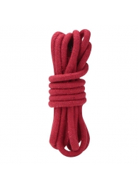 Красная хлопковая веревка для связывания - 3 м. - Lux Fetish - купить с доставкой в Краснодаре