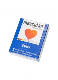 Презервативы с пупырышками Masculan Dotted - 3 шт. - Masculan - купить с доставкой #SOTBIT_REGIONS_UF_V_REGION_NAME#