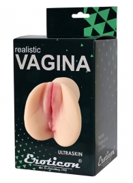Телесный реалистичный мастурбатор-вагина и анус 3D - Eroticon - в Краснодаре купить с доставкой