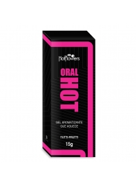 Гель для оральных ласк Oral Hot с согревающим эффектом - 15 гр. - HotFlowers - купить с доставкой в Краснодаре
