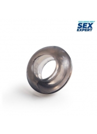 Дымчатое круглое эрекционное кольцо-пончик - Sex Expert - в Краснодаре купить с доставкой