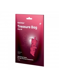 Розовый мешочек для хранения игрушек Treasure Bag M - Satisfyer - купить с доставкой в Краснодаре