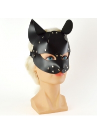 Черная кржаная маска Pussy - Sitabella - купить с доставкой в Краснодаре