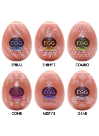 Набор из 6 мастурбаторов-яиц Tenga Egg Variety Pack V - Tenga - в Краснодаре купить с доставкой
