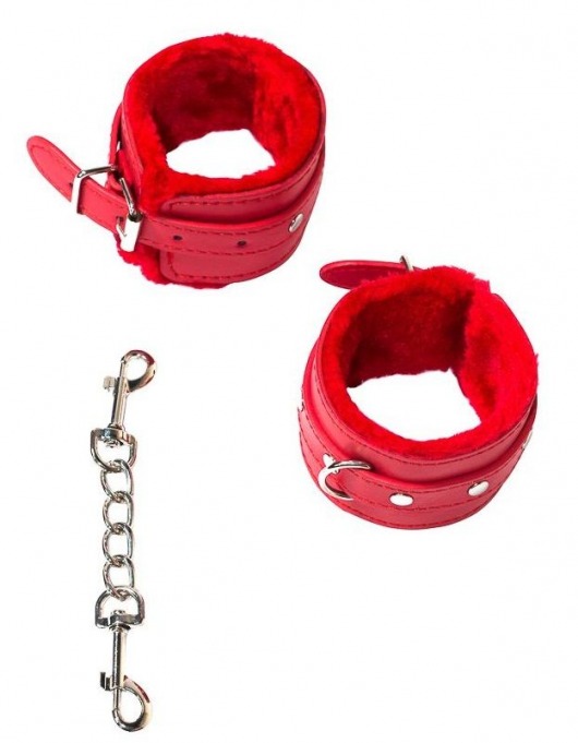 Красные наручники Calm - Lola Games - купить с доставкой в Краснодаре