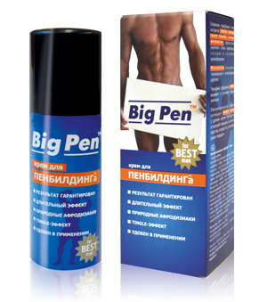 Крем Big Pen для увеличения полового члена - 20 гр. - Биоритм - в Краснодаре купить с доставкой