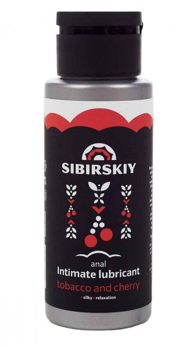 Анальный лубрикант на водной основе SIBIRSKIY с ароматом вишни и табака - 100 мл. - Sibirskiy - купить с доставкой в Краснодаре