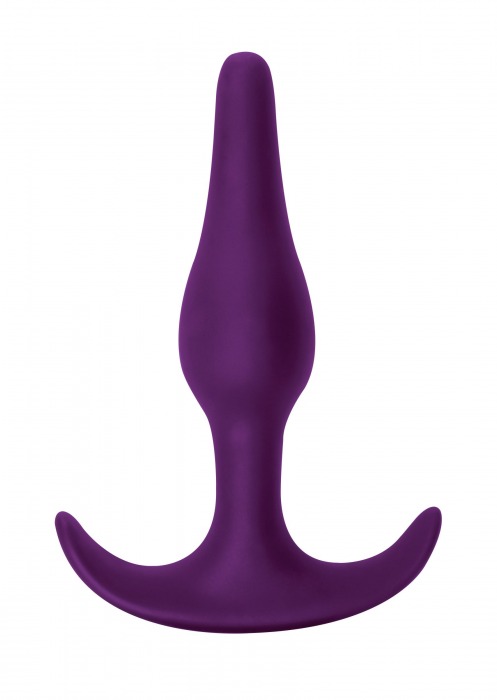 Фиолетовая анальная пробка Starter - 10,5 см. - Lola Games