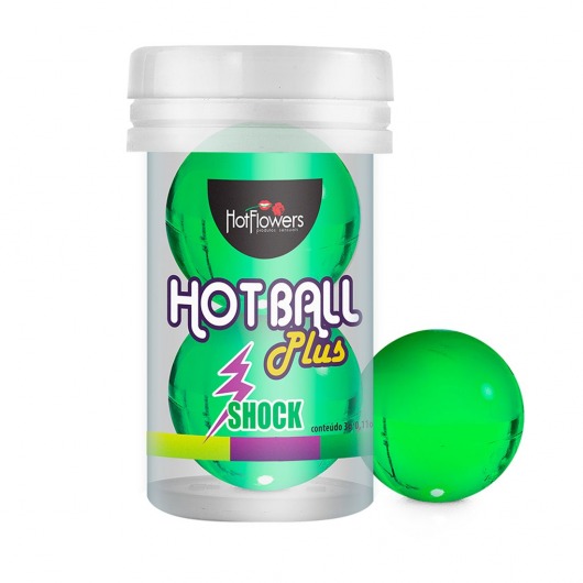 Лубрикант на силиконовой основе Hot Ball Plus с покалывающим эффектом (2 шарика по 3 гр.) - HotFlowers - купить с доставкой в Краснодаре