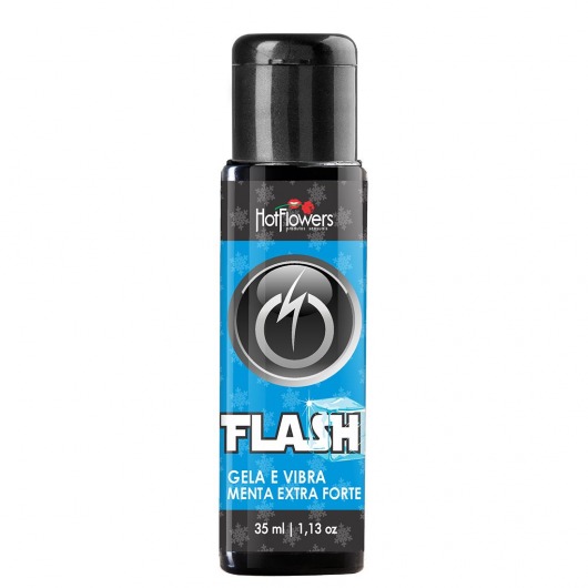 Стимулирующий гель Flash Menta Extra Forte с ароматом мяты и эффектом вибрации - 35 мл. - HotFlowers - купить с доставкой в Краснодаре