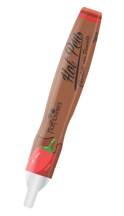Ручка для рисования на теле Hot Pen со вкусом шоколада и острого перца - HotFlowers - купить с доставкой в Краснодаре