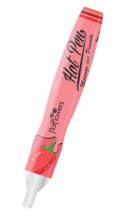 Ручка для рисования на теле Hot Pen со вкусом клубники и острого перца - HotFlowers - купить с доставкой в Краснодаре