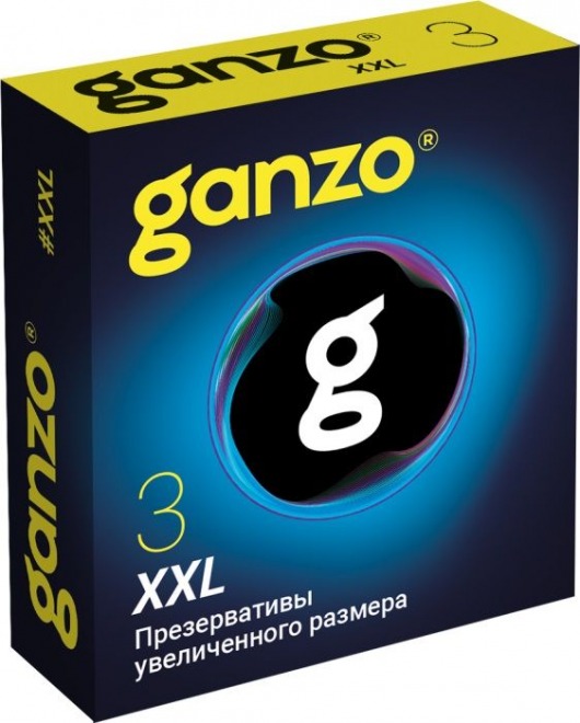 Презервативы увеличенного размера Ganzo XXL - 3 шт. - Ganzo - купить с доставкой в Краснодаре