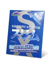 Презерватив Sagami Xtreme FEEL FIT 3D - 1 шт. - Sagami - купить с доставкой в Краснодаре