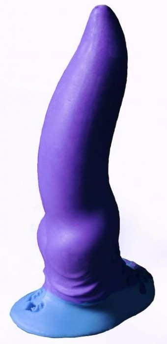 Фиолетовый фаллоимитатор  Зорг mini  - 17 см. - Erasexa - купить с доставкой в Краснодаре